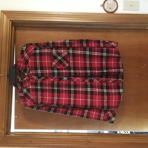 Long sleeved flannel shirt